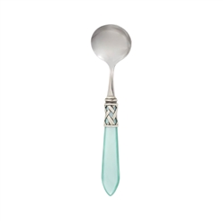 Vietri Aladdin Antique Light Blue Sauce Ladle - ALD-9816LB