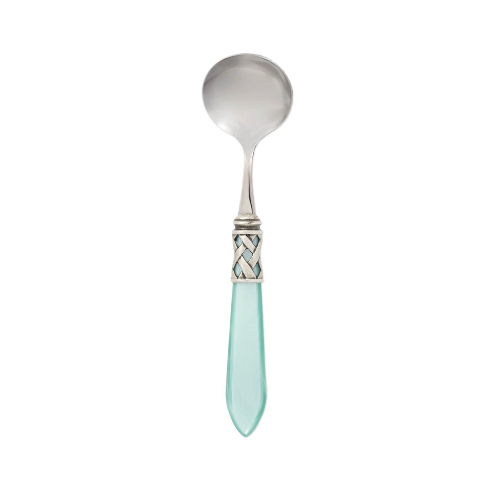 Vietri Aladdin Antique Light Blue Sauce Ladle - ALD-9816LB