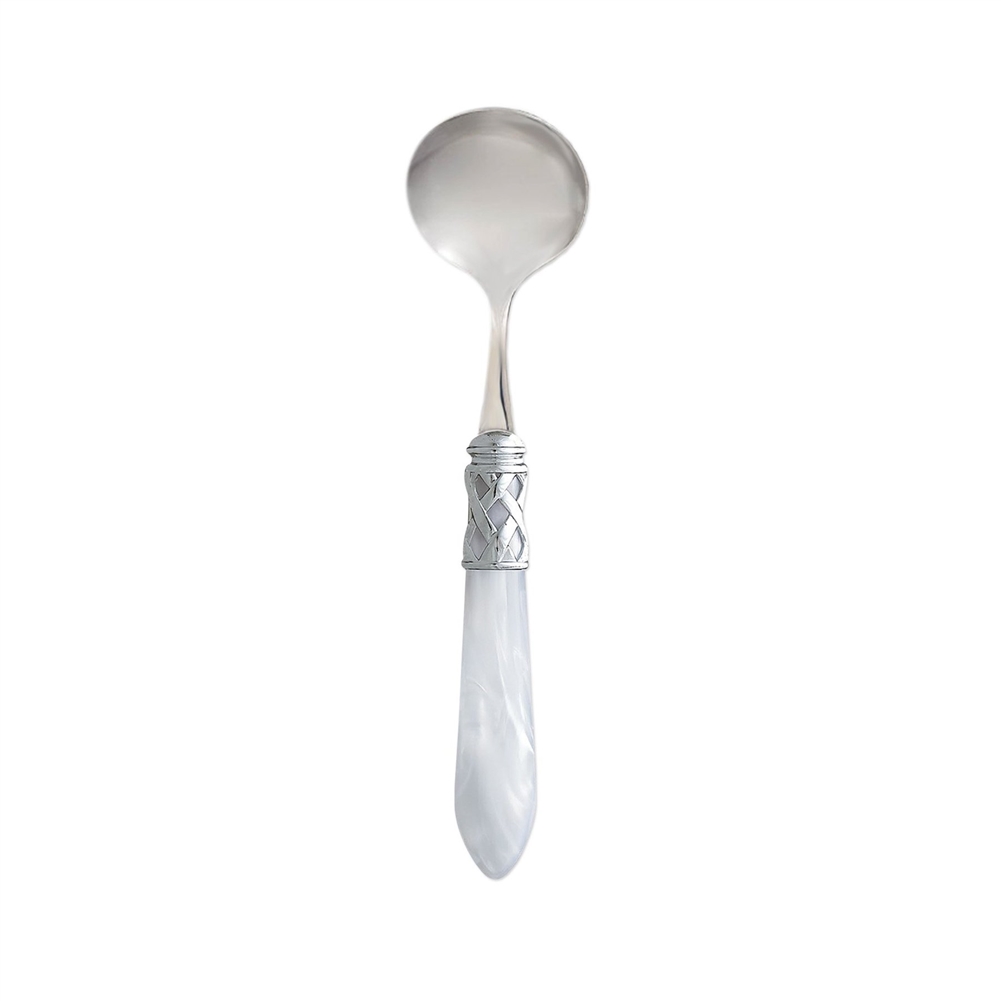 Vietri Aladdin Brilliant White Sauce Ladle