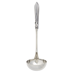 Vietri Aladdin Antique Light Gray Soup Ladle - ALD-9817LG