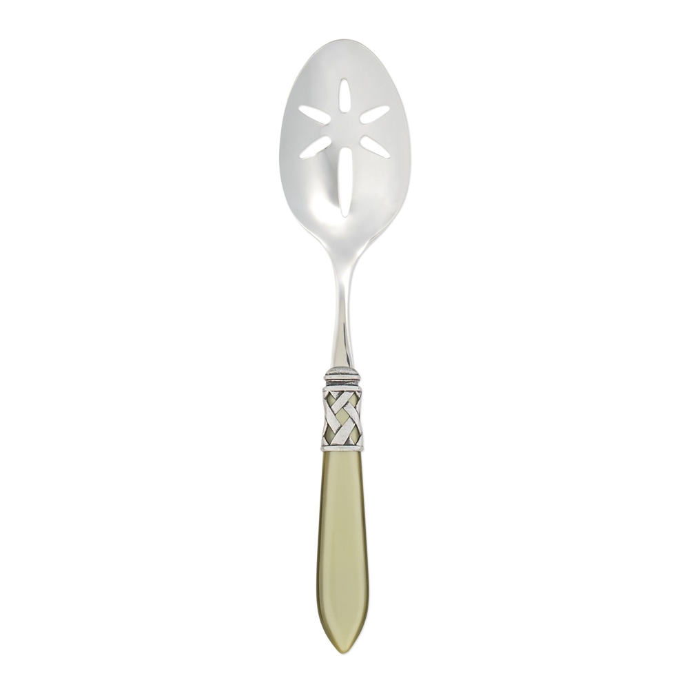 Aladdin Antique Chartreuse Slotted Serving Spoon - ALD-9818C