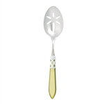 Vietri Aladdin Brilliant Chartreuse Slotted Serving Spoon - ALD-9818C-B