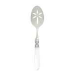 Vietri Aladdin Antique Clear Slotted Serving Spoon - ALD-9818CL