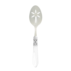 Vietri Aladdin Brilliant Clear Slotted Serving Spoon - ALD-9818CL-B