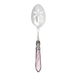 Vietri Aladdin Antique Lilac Slotted Serving Spoon - ALD-9818L