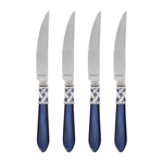 VietriAladdin Antique Blue Steak Knives - Set of 4