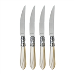 Vietri Aladdin Ivory Brilliant Steak Knife