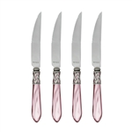 Vietri Aladdin Antique Lilac Steak Knives - Set of 4 - ALD-9824L