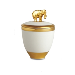 L'objet Gold Elephant Candle Pink Champagne