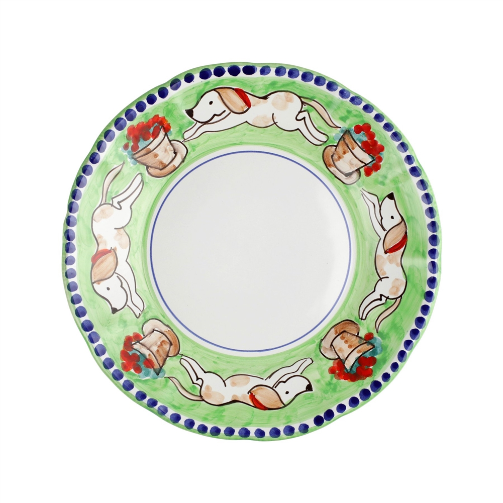 Vietri Campagna Cane Dinner Plate