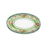 Vietri Campagna Cane Small Oval Tray