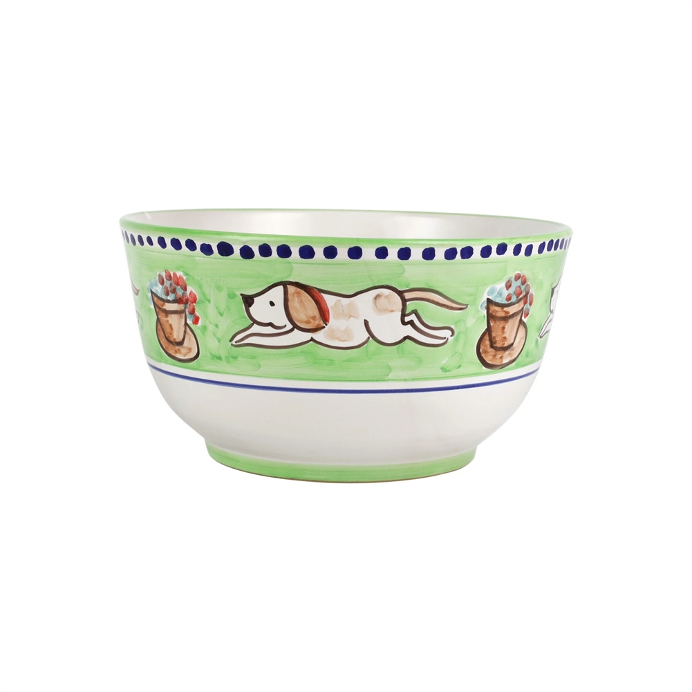 Vietri Campagna Cane Deep Serving Bowl	