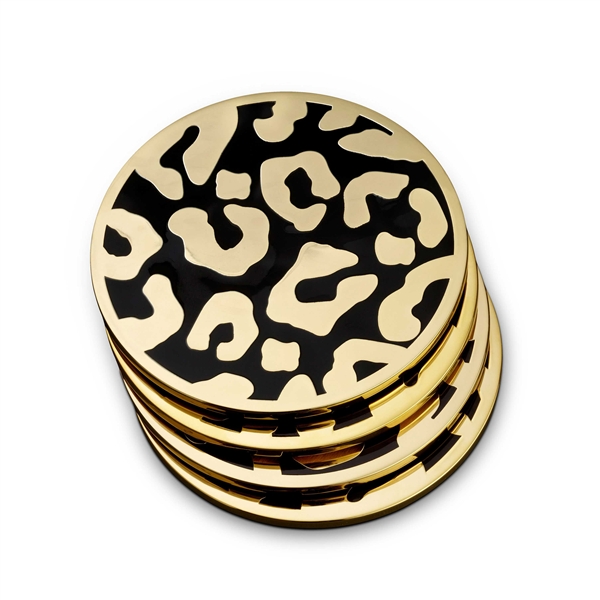 L'objet Leopard Coasters - Set of 4