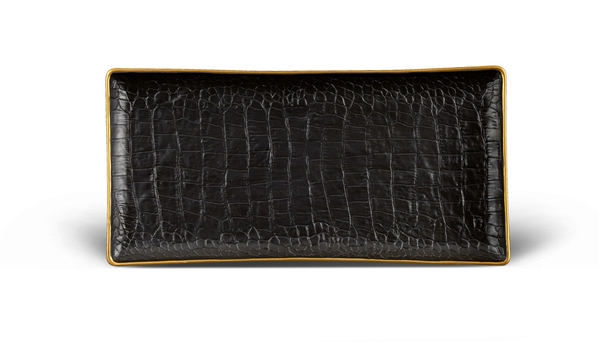 L'objet Crocodile Desk Rectangular Tray