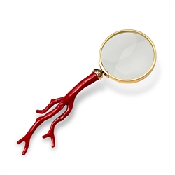 L'Objet Library Coral Magnifying Glass