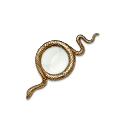 L'Objet Snake Gold Magnifying Glass - Small