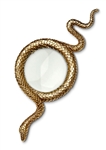 L'Objet Library Snake Gold Magnifying Glass