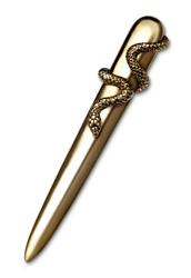 L'Objet Library Snake Gold Letter Opener