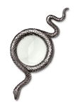 L'Objet Library Snake Platinum Magnifying Glass