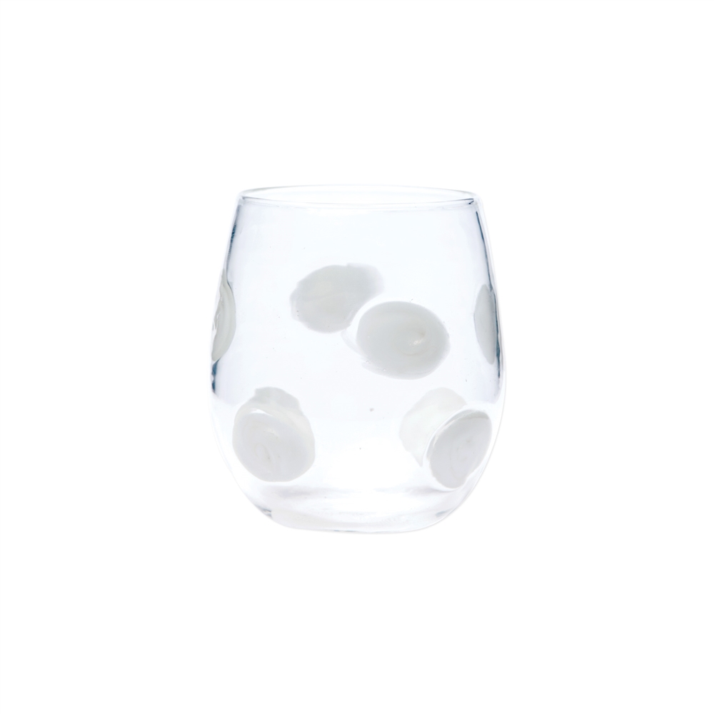 Vietri Drop Stemless Wine Glass - DRP-5421