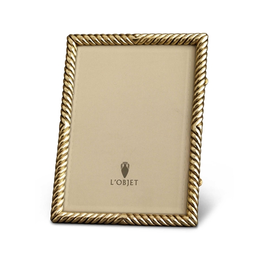 L'Objet Deco Twist Photo Frames Gold 5x7