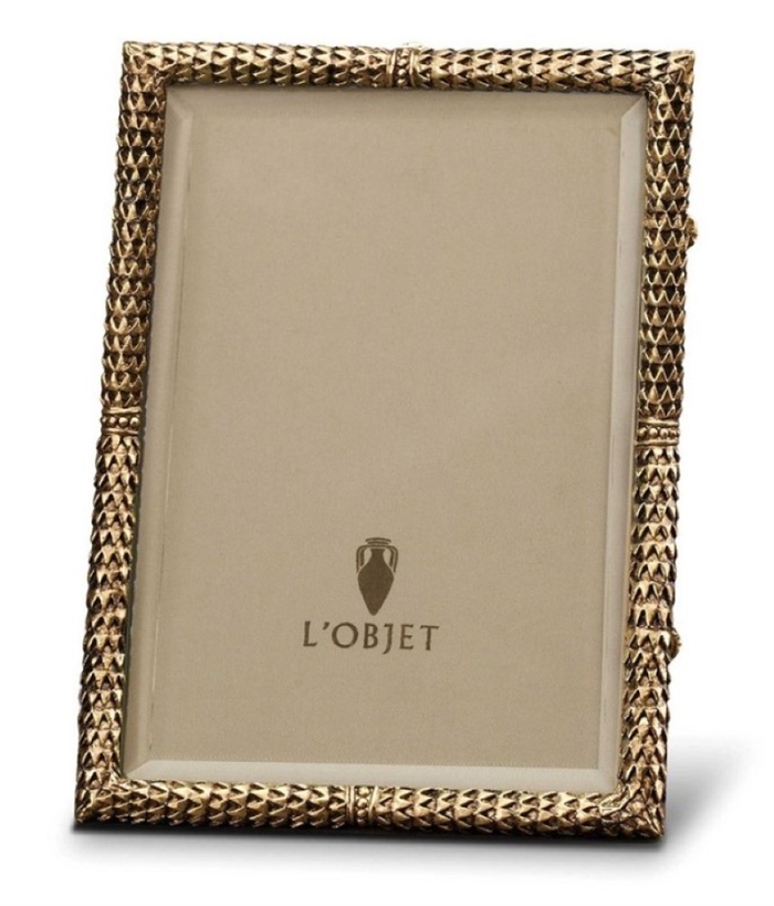 L'Objet Gold Plated Scales Frame 8x10
