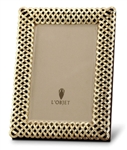 L'objet Gold Plated Braid Photo Frame 8x10