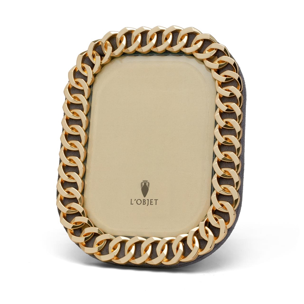 L'objet Cuban Link Frame 8x10 Gold