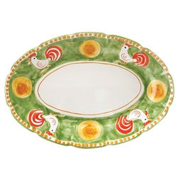 Vietri Gallina Oval Platter