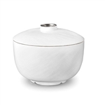 L'Objet Han Platinum Rice Bowl with Lid