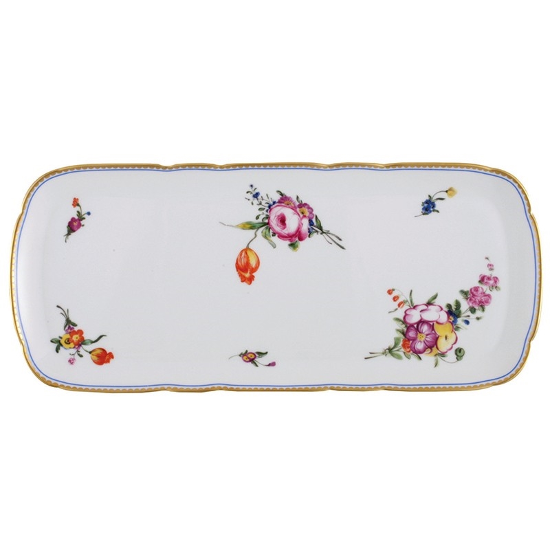 Bernardaud A La Reine Cake Platter Rectangular