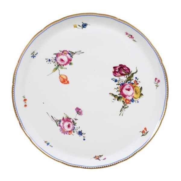 Bernardaud A La Reine Tart Platter Round