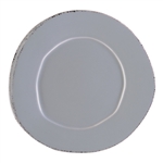 Vietri Lastra Gray Dinner Plate