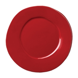 Vietri Lastra Red Dinner Plate - LAS-2600R