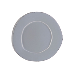 Vietri Vietri Lastra Gray Salad Plate