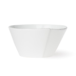 Vietri Lastra White Medium Stacking Serving Bowl