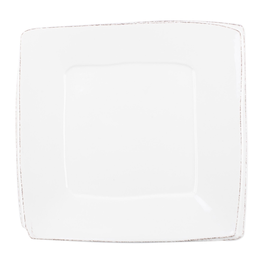 Vietri Lastra White Square Platter - LAS-26028W