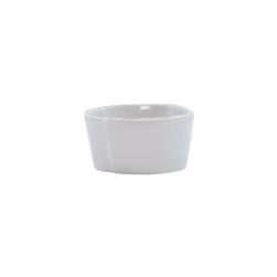Vietri Lastra Light Gray Condiment Bowl - LAS-2603LG