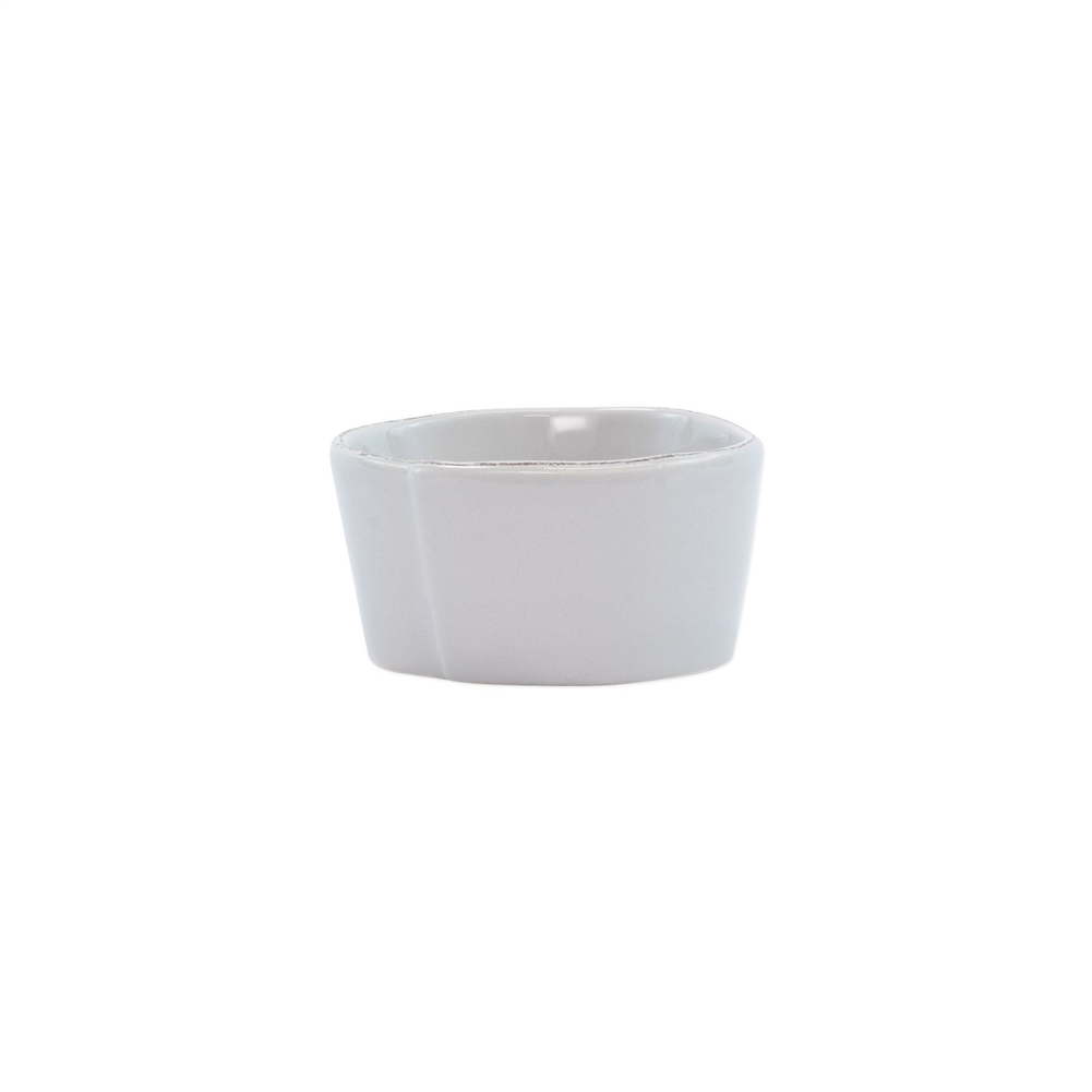 Vietri Lastra Light Gray Condiment Bowl - LAS-2603LG