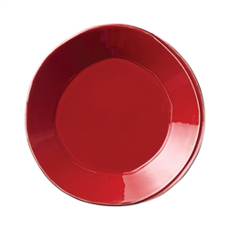 Vietri Lastra Red European Dinner Plate - LAS-2606R