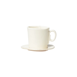 Vietri Lastra Linen Espresso Cup and Saucer - LAS-2609L