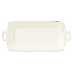 Vietri Lastra Linen Handled Rectangular Platter - LAS-2623L