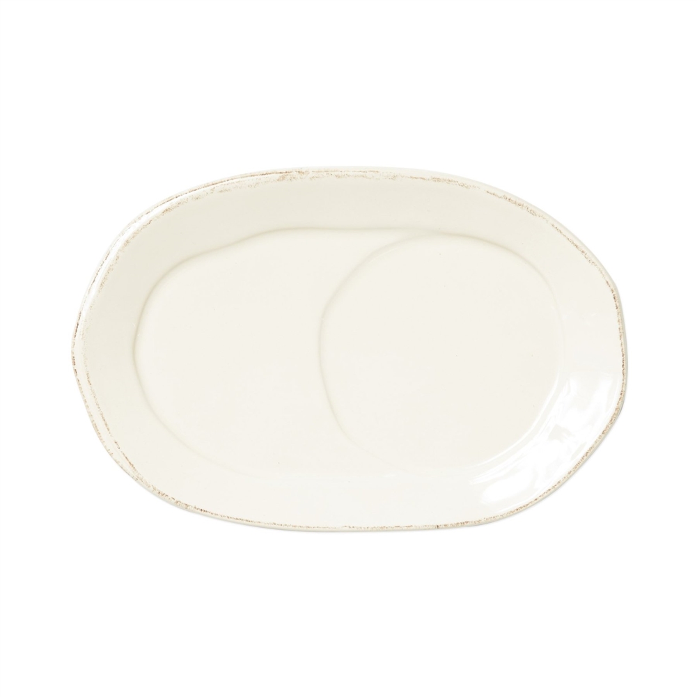 Vietri Lastra Linen Oval Tray - LAS-2624L