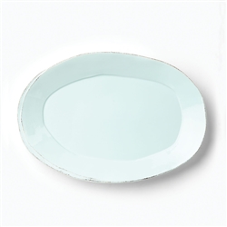 Vietri Lastra Aqua Small Oval Platter
