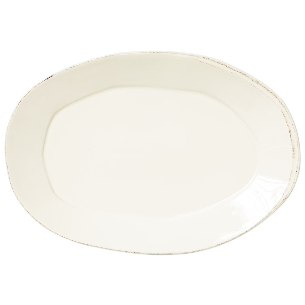 Vietri Lastra Linen Oval Platter - LAS-2626L