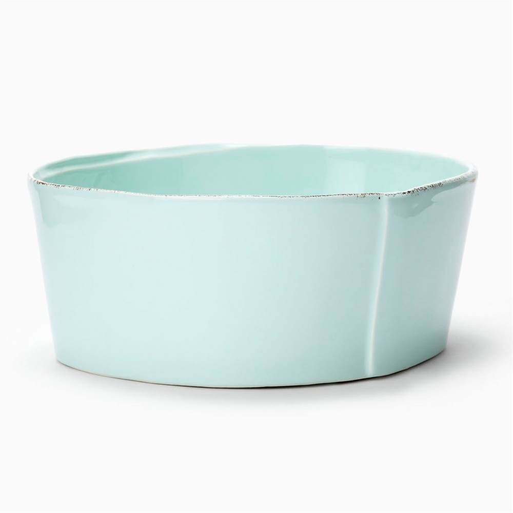 Vietri Lastra Aqua Medium Serving Bowl