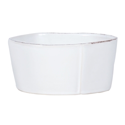 Vietri Lastra White Medium Serving Bowl