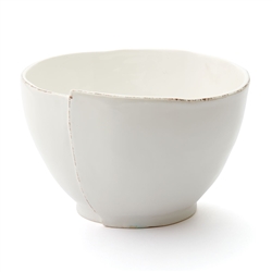 Vietri Lastra White Deep Serving Bowl