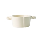 Vietri Lastra Linen Small Handled Bowl - LAS-2651L