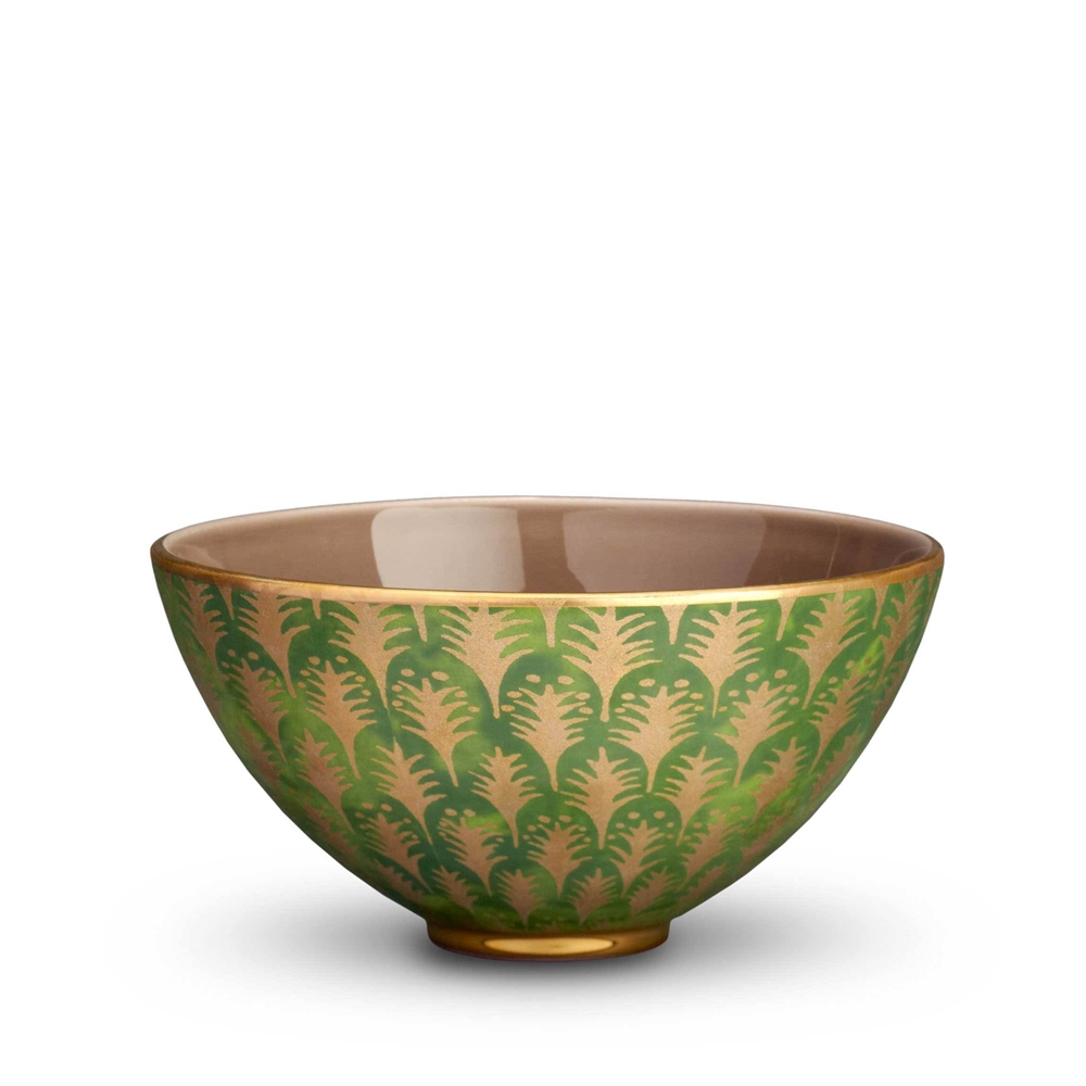 L'objet Fortuny Bowl Piumette  Green - Medium